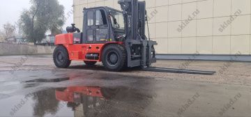 Дизельный вилочный погрузчик 12 тонн GROS LG120DT (завод LONKING, двигатель XINCHAI)